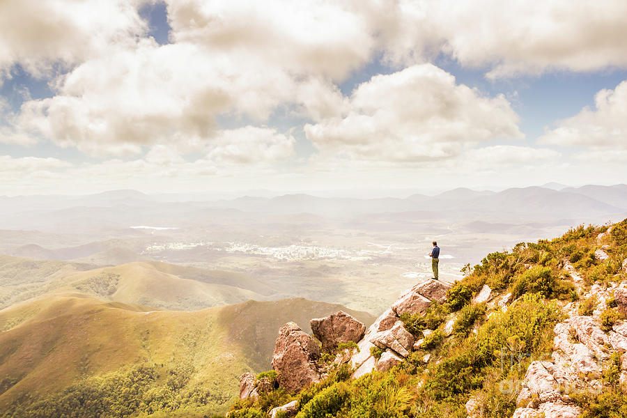 Scenic view of Mt Zeehan, Tasmania, Australia Photograph by Jorgo Photography