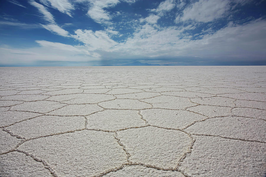 Scenic View Of Salar De Uyuni Against Clear Sky Photograph by Tjeerd ...