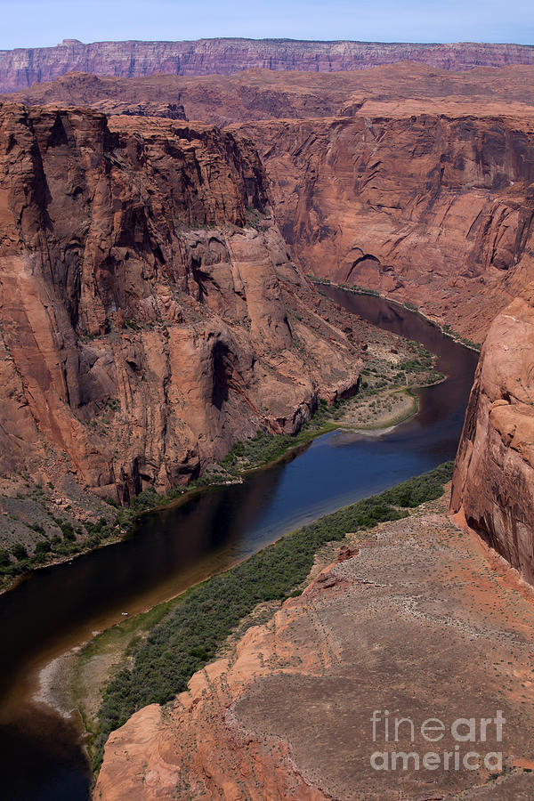 Scenic View of the Colorado River at Grand Canyons Horseshoe Bend Photograph by Anthony Totah