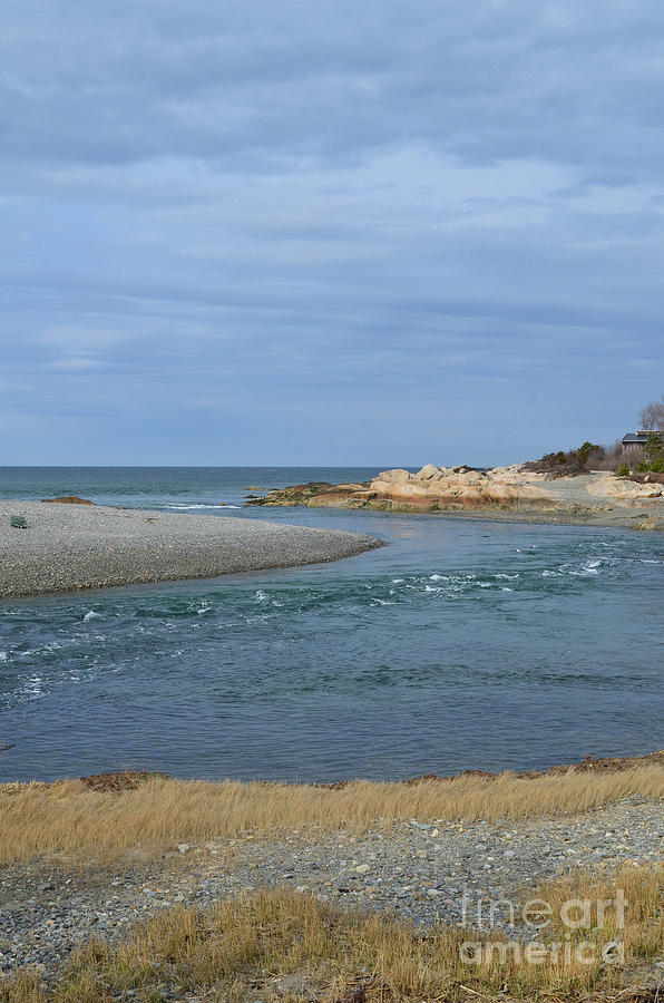 Scenic View of the Tides and an Inlet in Cohasset Massachusetts Photograph by DejaVu Designs