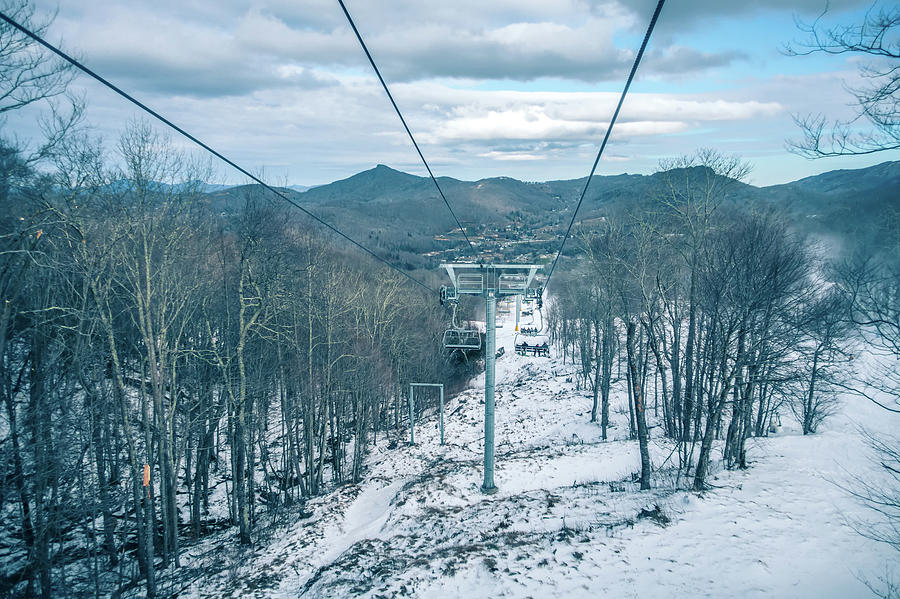Scenic Views Around Sugar Mountain Ski Resort In North Carolina  Photograph by Alex Grichenko