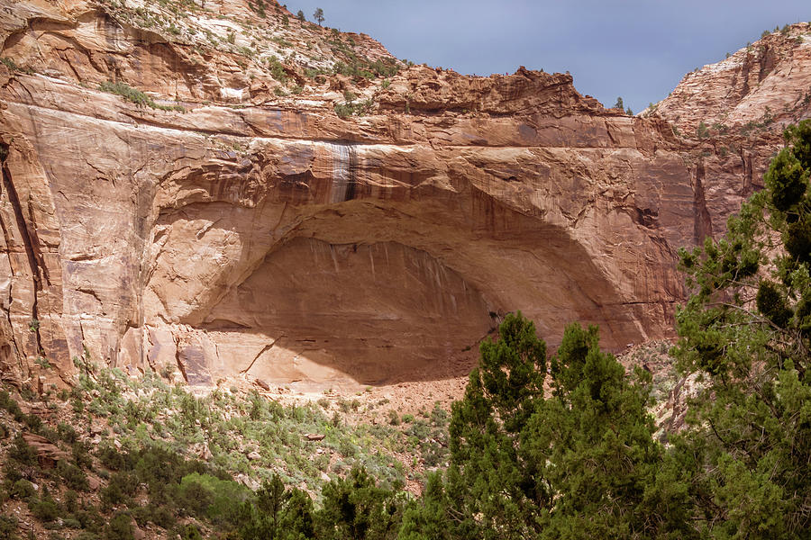 Scenic Zion Mount Carmel Highway Drive 6 The Great Arch Photograph by Debra Martz Fine Art