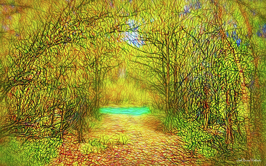 Scent Of Forest Path Digital Art by Joel Bruce Wallach