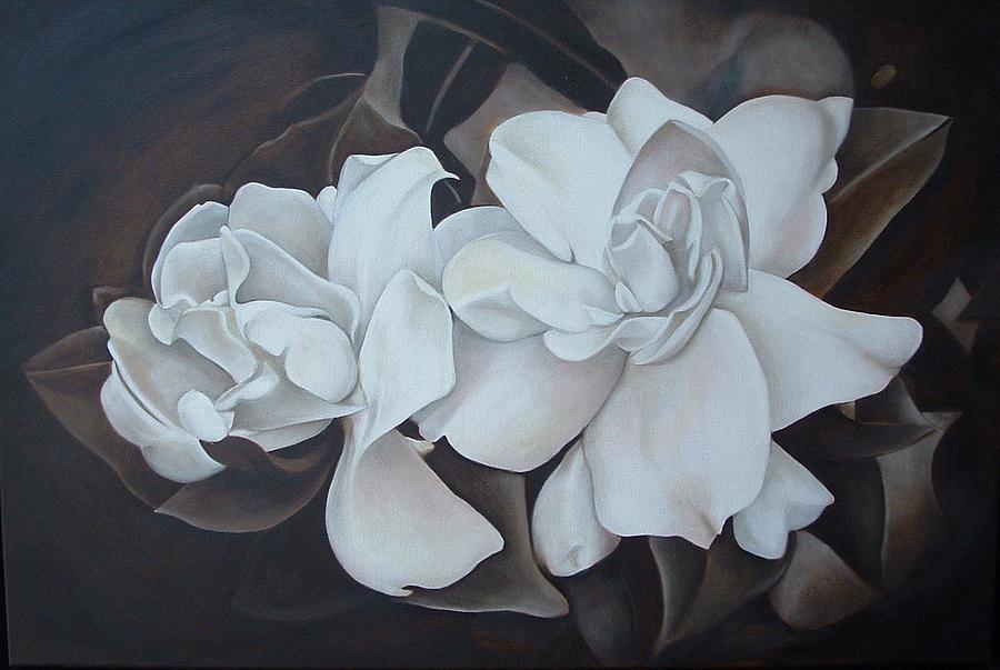 Scent of Gardenias Painting by Daniela Easter
