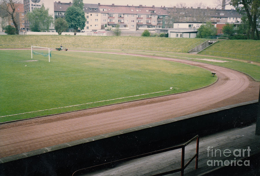 Schalke 04 - Glueckauf-Kampfbahn - South Banking - April 1997 Photograph by Legendary Football Grounds