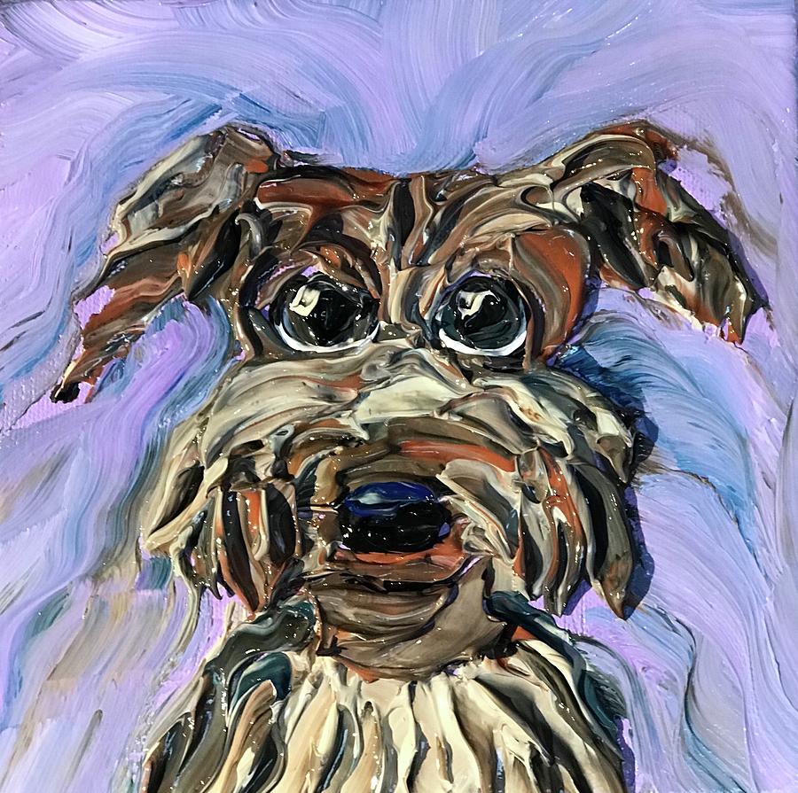 Schatzi Painting by Sharon West Fine Art