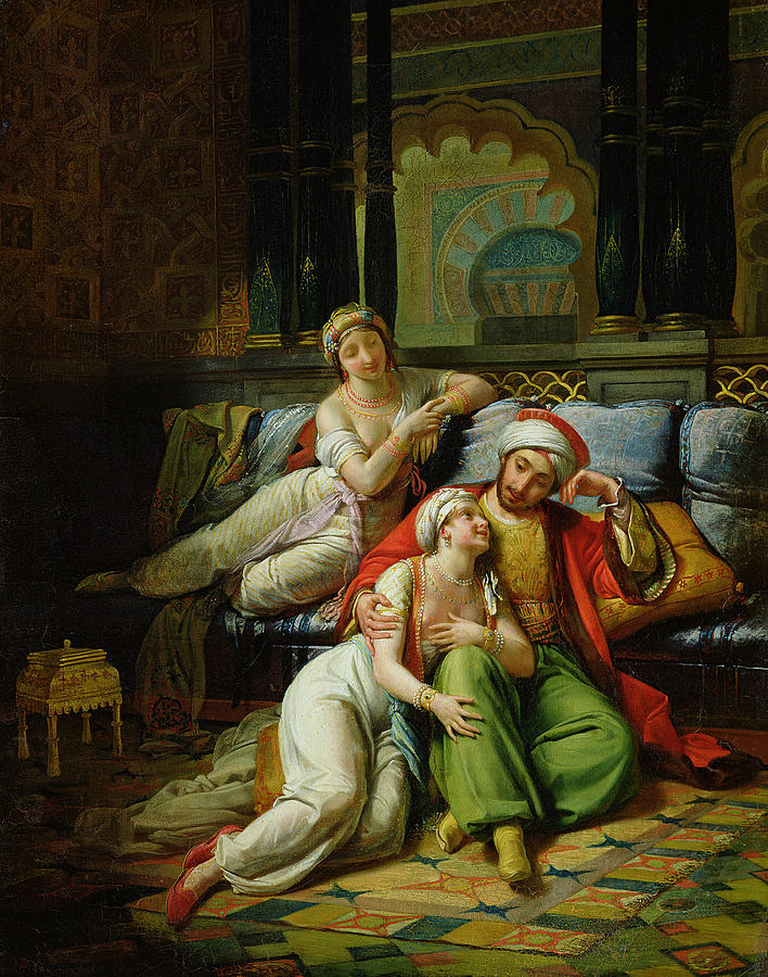 Pattern Painting - Scheherazade by Paul Emile Detouche