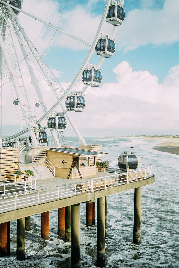 Scheveningen Ferris Wheel Photograph by Pati Photography