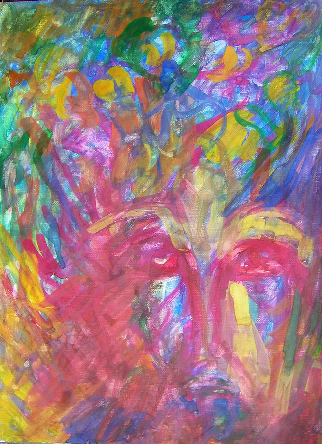 Abstract Painting - Schizophrenia by Judith Redman