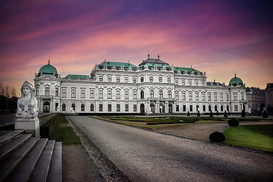 Schloss Belvedere Vienna Photograph by Carol Japp