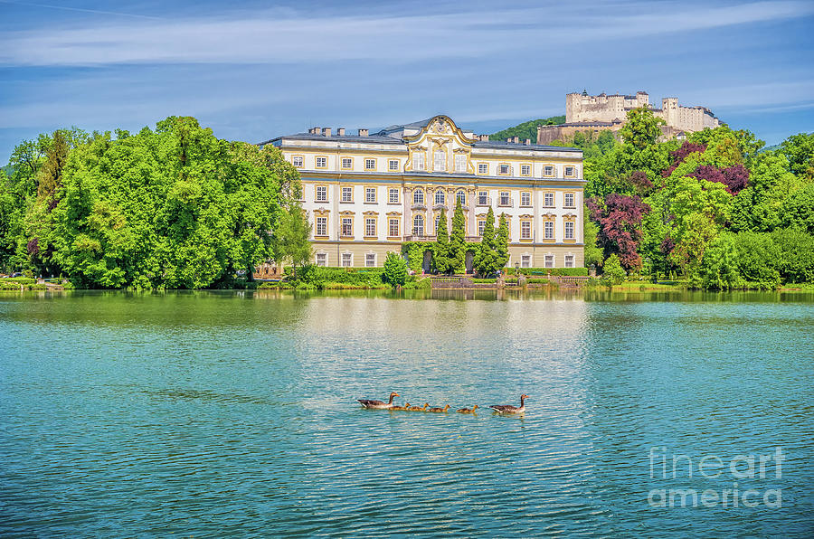 Schloss Leopoldskron In Salzburg Photograph