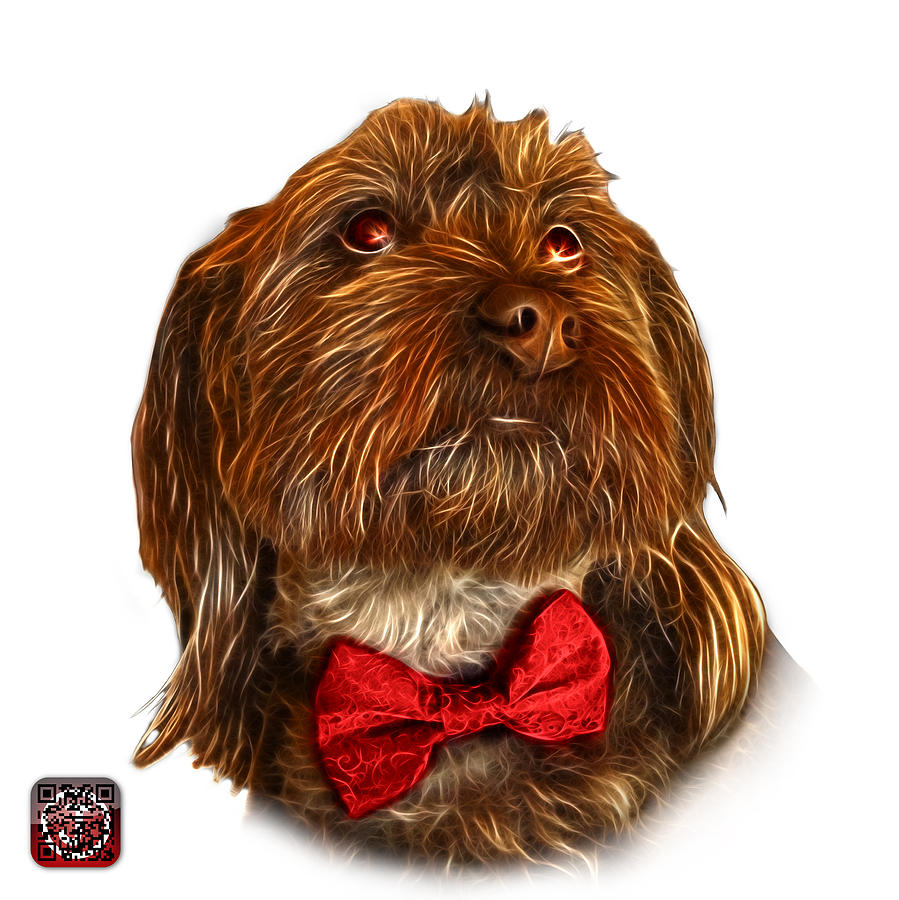 Schnoodle Pop Art - 3687 Painting by James Ahn
