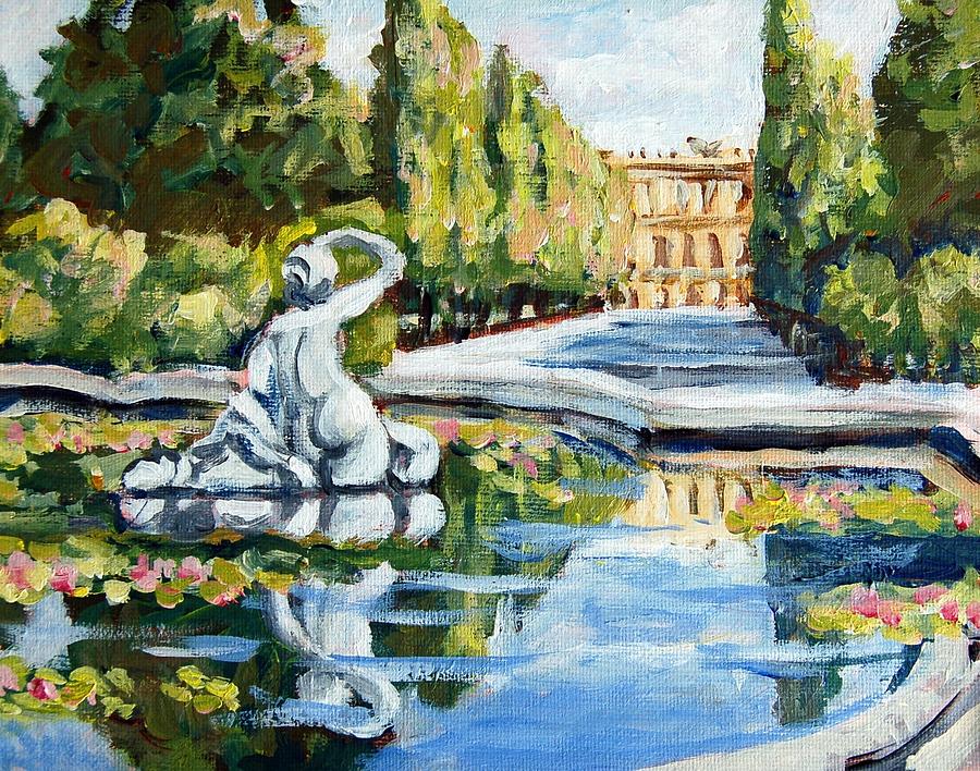 Schoenbrunn Palace Painting by Ingrid Dohm