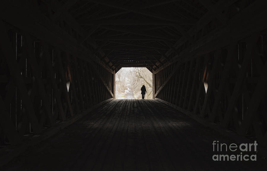 Schofield Ford Covered Bridge Photograph by Debra Fedchin