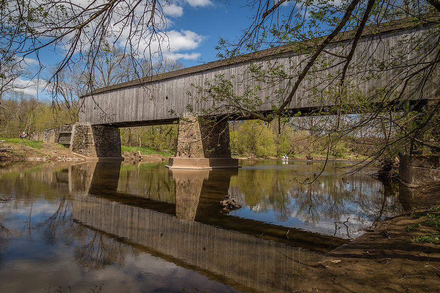 Schofield Ford Covered Bridge Photograph by Kevin Giannini