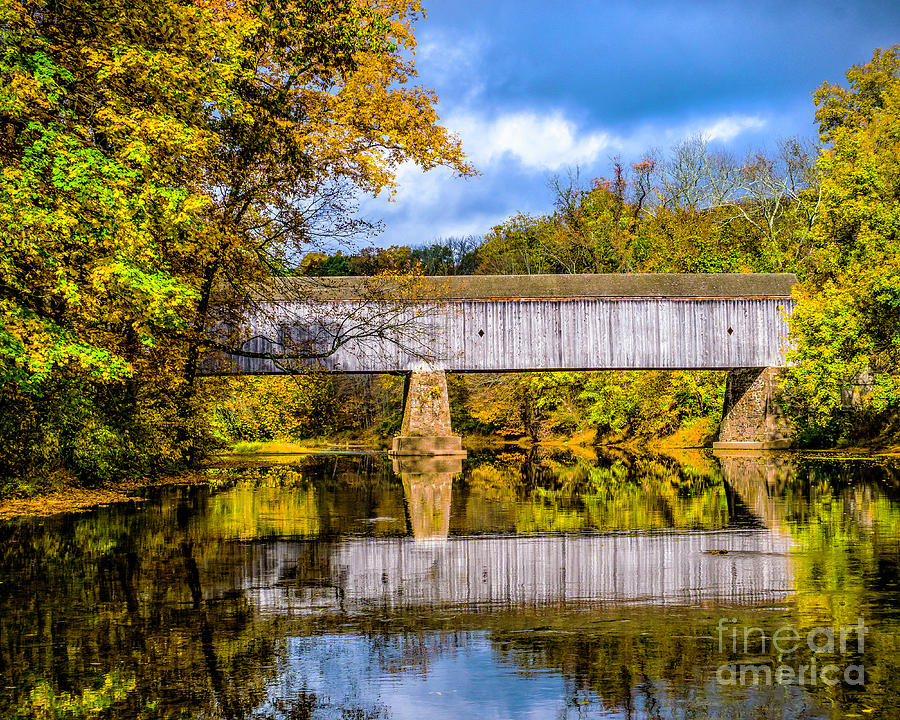 Schofield Ford Covered Bridge Photograph by Nick Zelinsky Jr