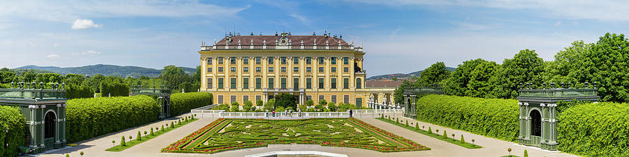 Schonbrunn Palace And Garden In Vienna Austria Photograph By Vlad Baciu