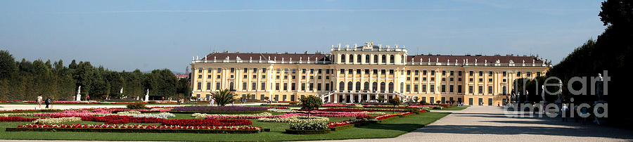 Schonbrunn Palace and Gardens Photograph by Thomas Marchessault