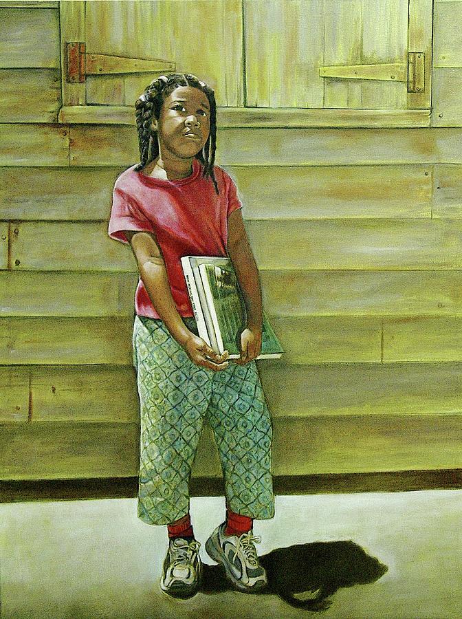 Book Painting - School Daze by Curtis James
