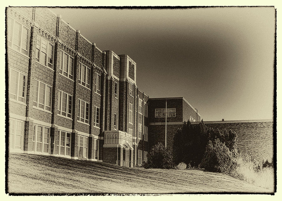 Vintage Photograph - School Example 2 by David Patterson
