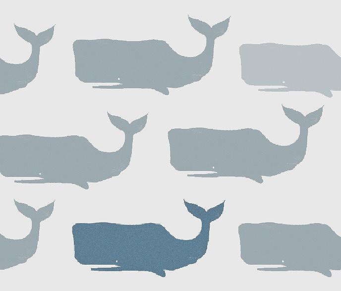 School of Whales Digital Art by Mariel Donovan