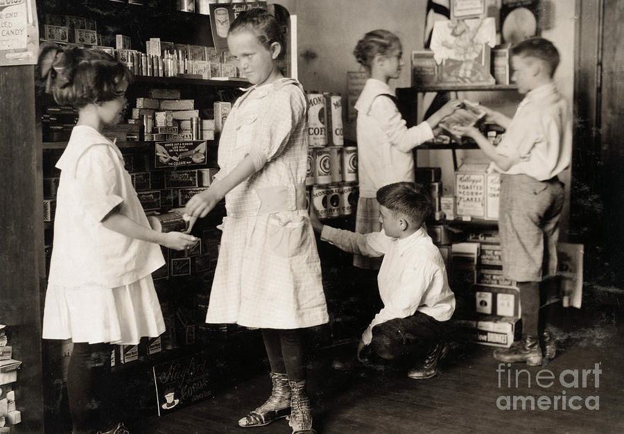 School Store, 1917 Photograph by Granger