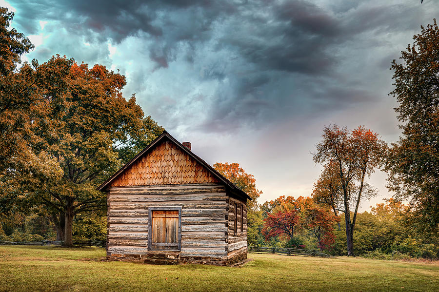 Schoolhouse at Prairie Grove Photograph by James Barber