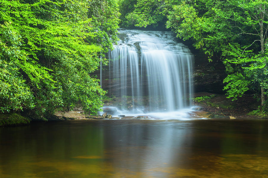 Schoolhouse Falls in Nantahala North Carolina Photograph by Ranjay Mitra