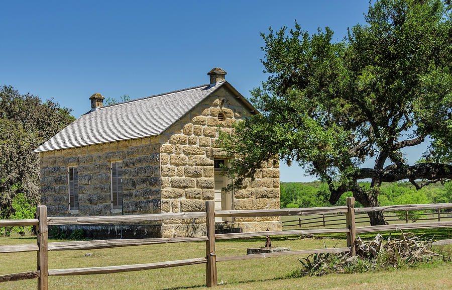 Schoolhouse  - Sisterdale Texas Photograph by Debra Martz