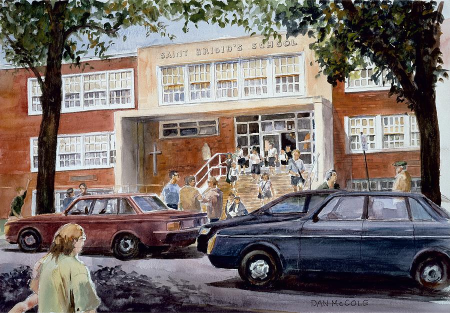 Boston Painting - Schools Out by Dan McCole