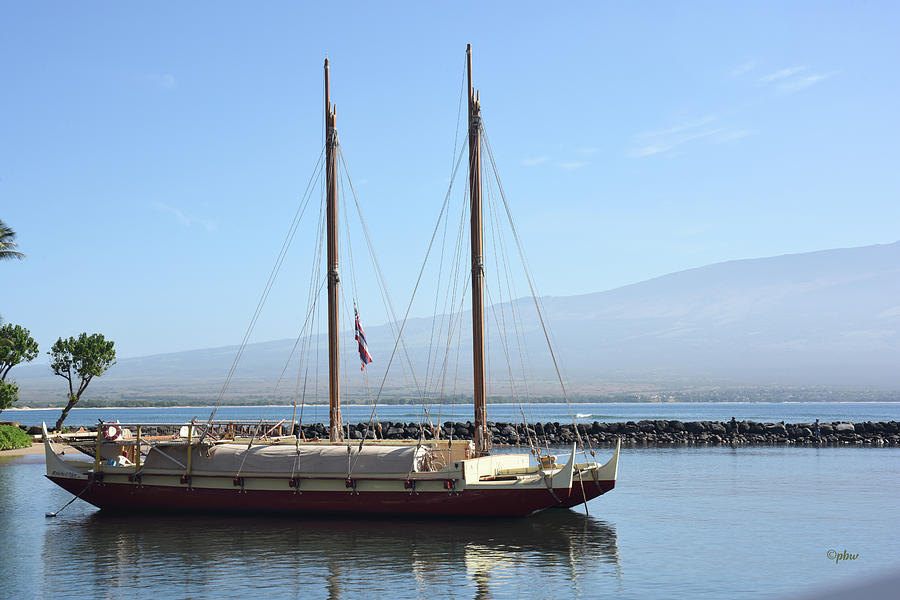 Schooner At Rest Photograph by Paulette B Wright