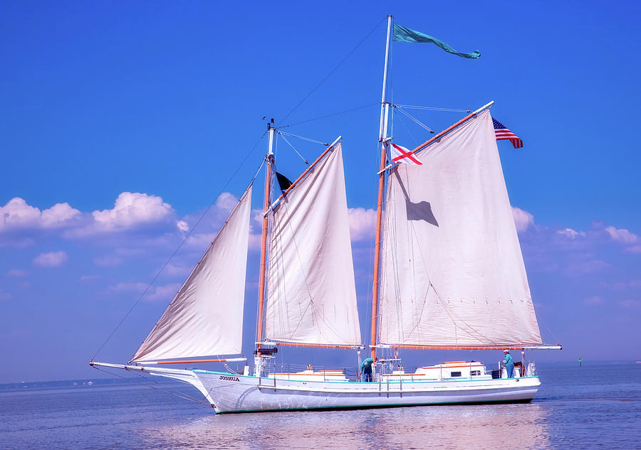 Schooner On Mobile Bay Photograph by Mountain Dreams