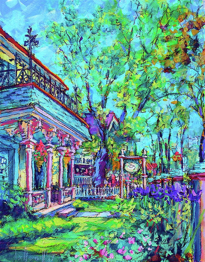 Schroeders Inn Painting by Les Leffingwell