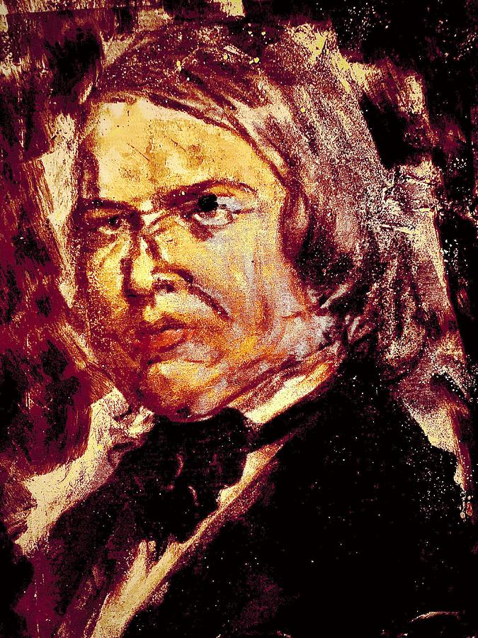Schumann Drawing by Bencasso Barnesquiat