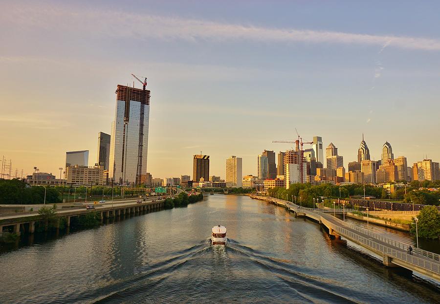 Schuylkill River in Philadelphia Photograph by Ed Sweeney