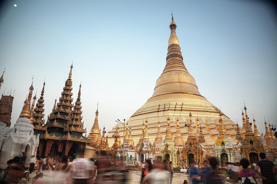 Schwedagon Pagoda I Photograph by Erika Gentry