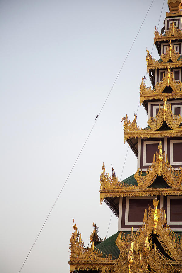 Schwedagon Pagoda II Photograph by Erika Gentry