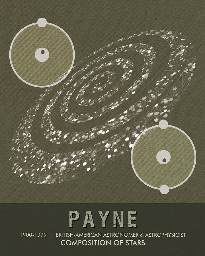 Science Posters - Cecilia Payne - Astronomer, Astrophysicist Mixed Media