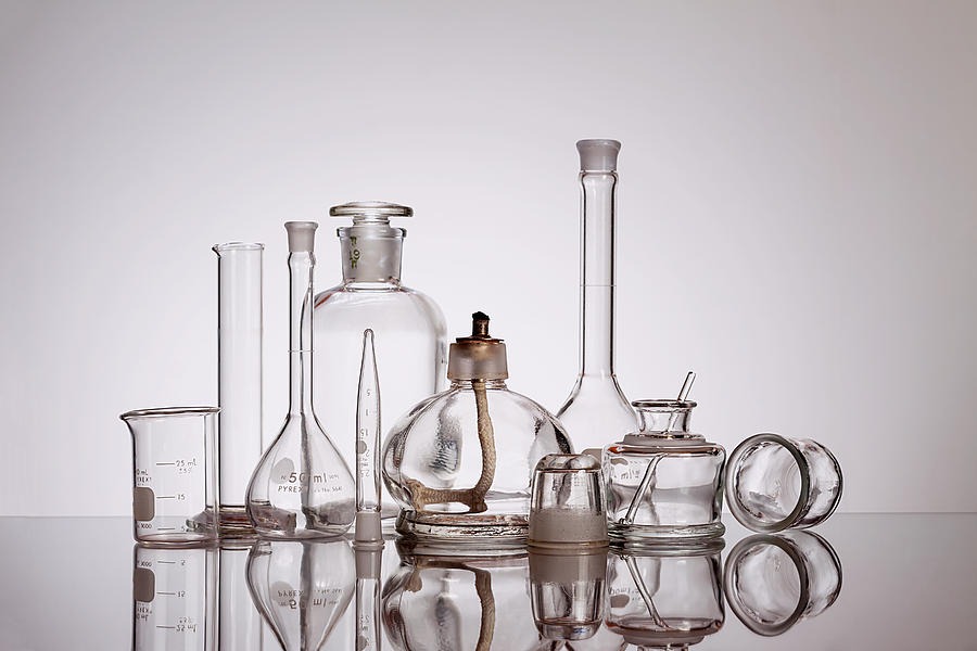 Bottle Photograph - Scientific Glassware by Tom Mc Nemar