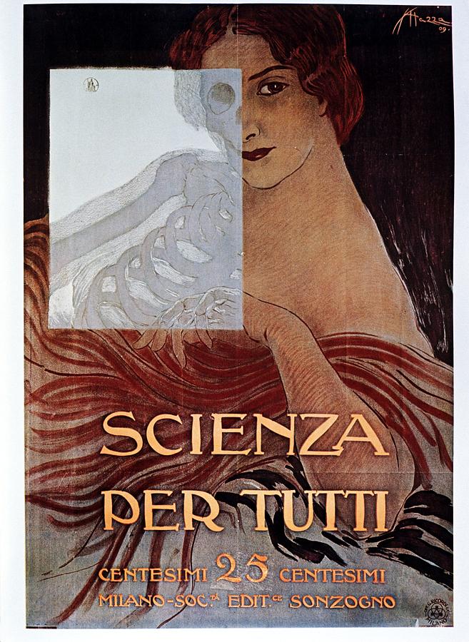 Scienza Per Tutti - Science For Everyone - Vintage Advertising Poster Mixed Media