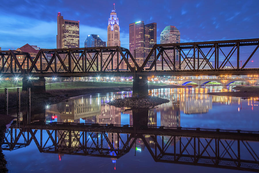 Scioto Reflections Photograph by Charlie Jones