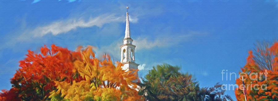 Scituate Autumn Painting by Diane E Berry