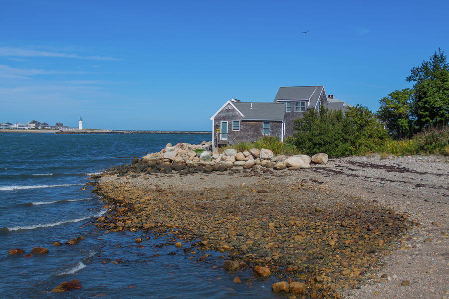 Scituate Harbor and The Lighthouse Photograph by Brian MacLean