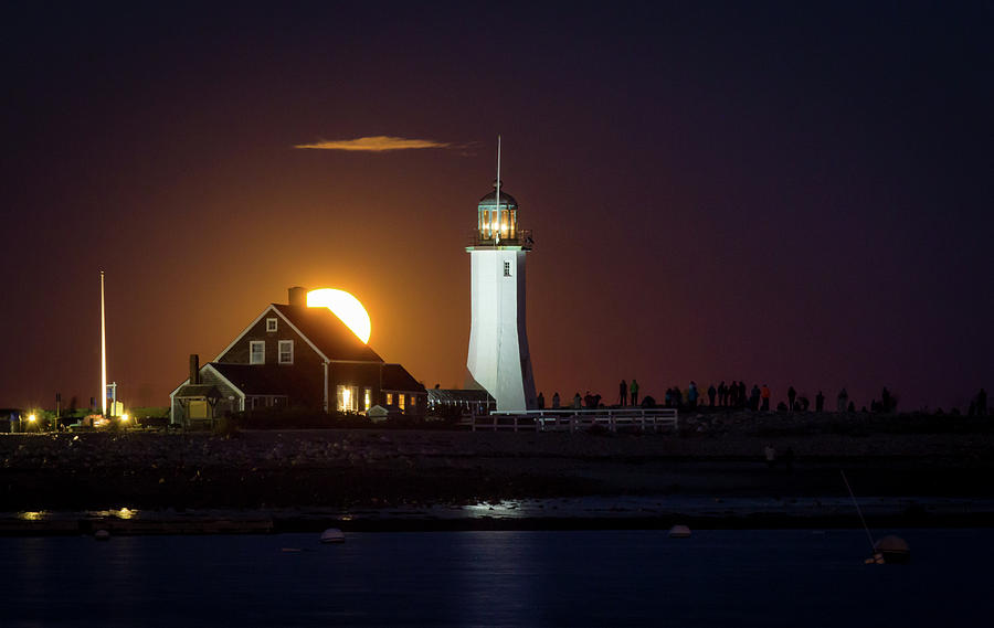 Scituate Light - Nov. 25, 2034 Photograph by Dave Simmer - Fine Art America