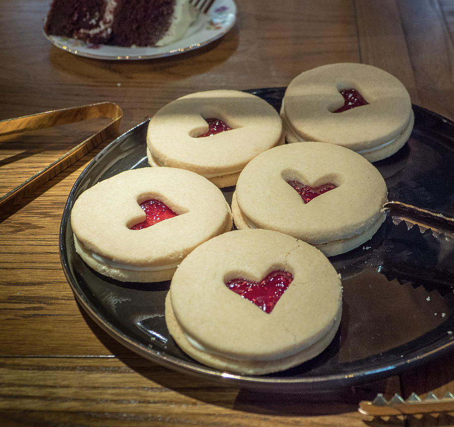 Cookies with a Heart Photograph by Jean Noren