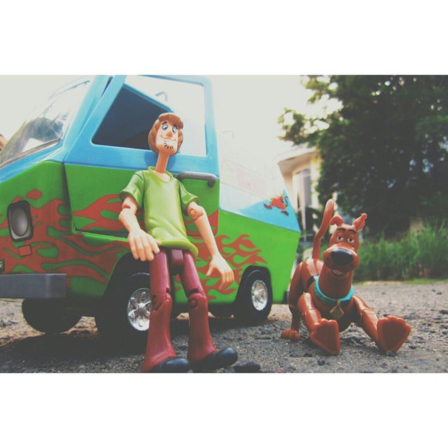 Vsco Photograph - Scooby And Shaggy With The Mystery by Abraham Mahan Hikmat Abdullah