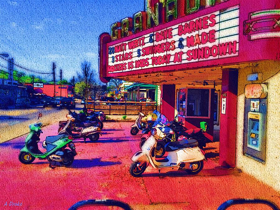 Scooting To The Show Digital Art by Alec Drake
