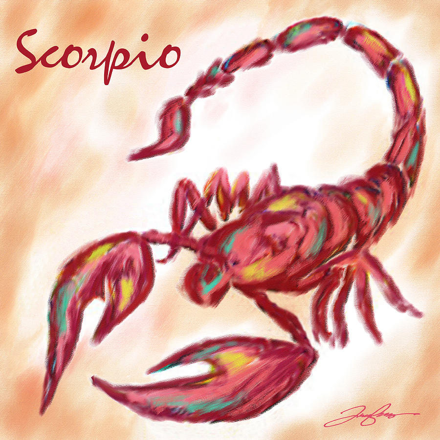 Scorpio Painting by Tony Franza
