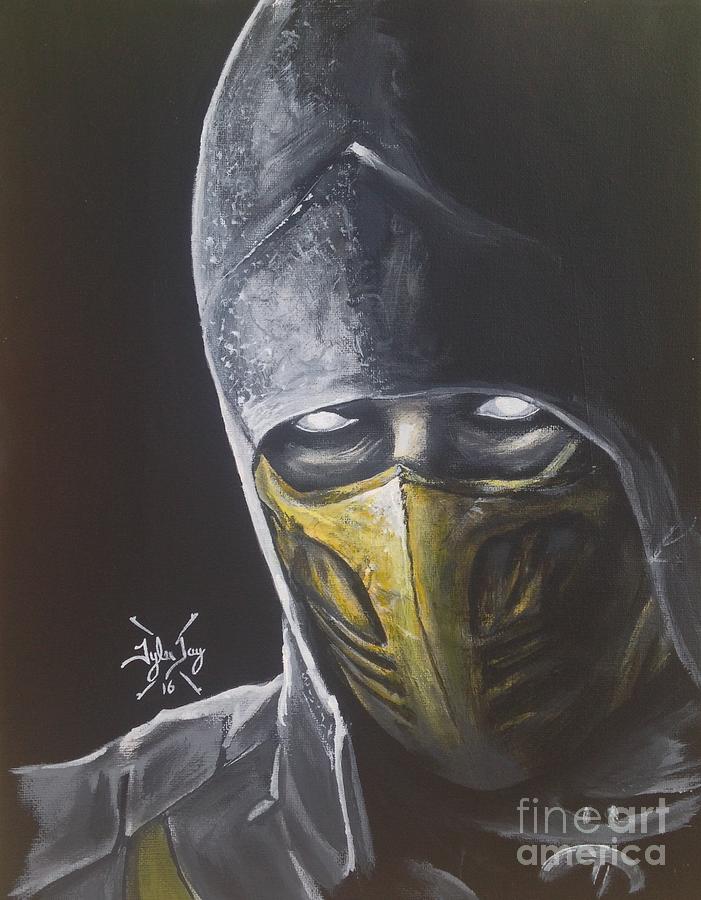 Scorpion Painting by Tyler Haddox