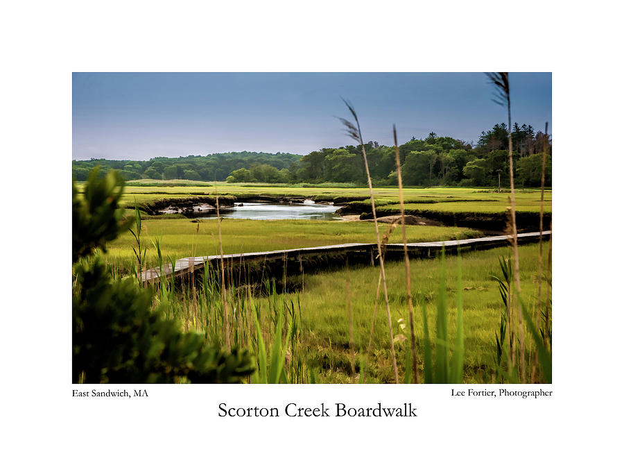 Creek Photograph - Scorton Creek Boardwalk by Lee Fortier